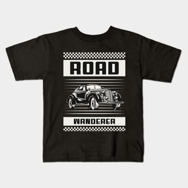 Road Wanderer Kids T-Shirt by HustleHardStore